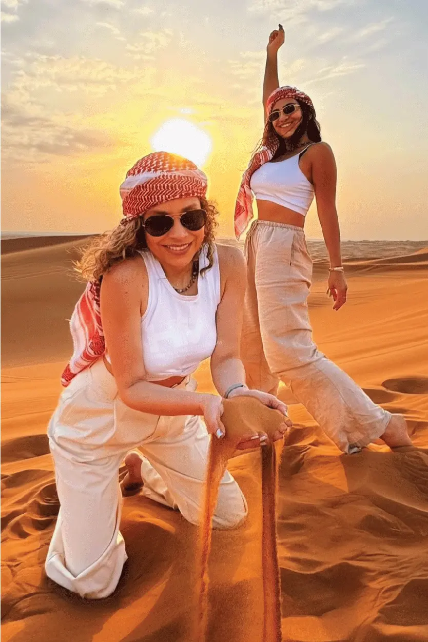 Chase the desert light